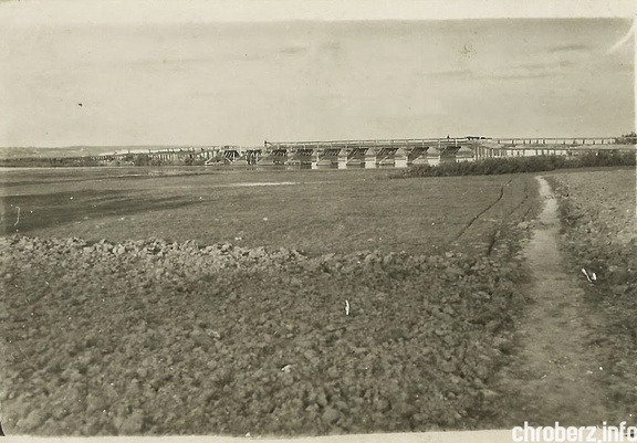 Widok Mostu Chroberskiego 1942 rok