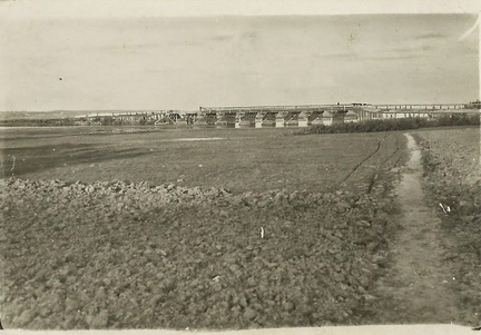 Widok Mostu Chroberskiego 1942 rok
