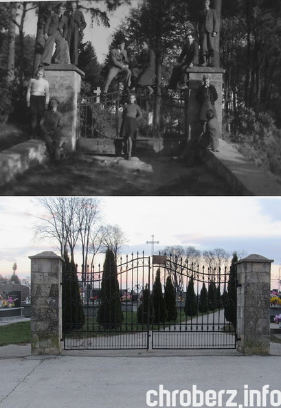 Brama cmentarna w Chrobrzu