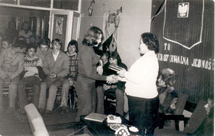 1978 r., Wieczornica w kawiarence internatu technikum