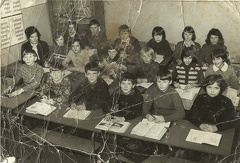 Zdjęcie wykonano w starej Szkole Podstawowej w Chrobrzu.