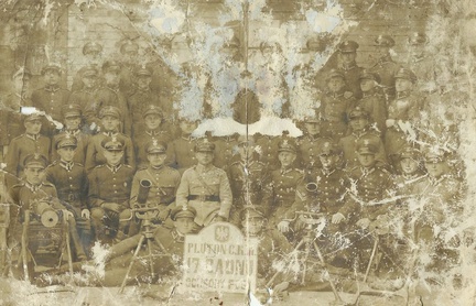 Zdjęcie plutonu CKM 17 baonu Ocisów
