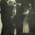 Zdjęcie wykonane 6 lipca 1958 roku, ślub Stefanii Wojtasik oraz Aleksandra Bani