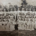 Dziewczęta u I Komuni Świętej w 1958