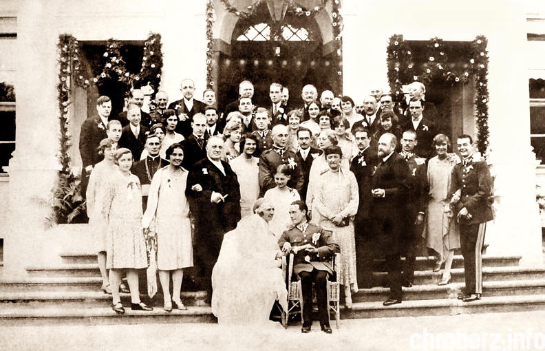Uroczystości zaślubin hrabianki Marii Wielopolskiej z Władysławem hr Tarnowskim - 1928 r
