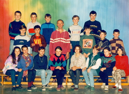 Klasa VII Szkoły Podstawowej w Chrobrzu